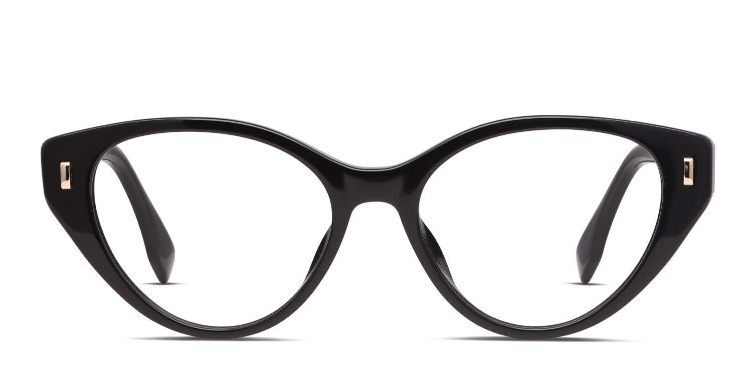 Fendi FE50020I Shiny Black glasses - Shiny Black - Frontal View