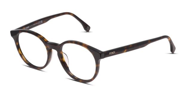 Fendi FE50031I Brown, Tortoise Prescription Eyeglasses