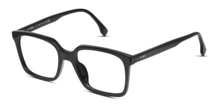 Fendi FE50032I Shiny Black glasses - Shiny Black - Angle View