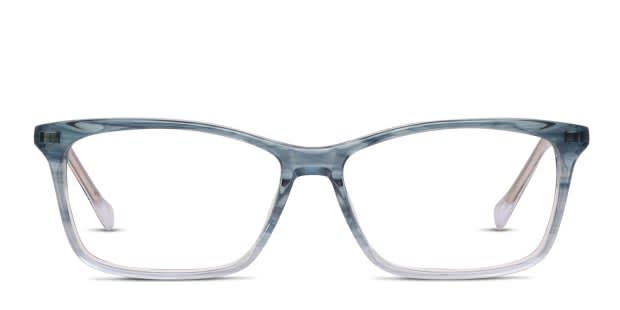 Vera Bradley Blue Crystal Rectangular Eyeglass Frames Designer Optical - NWT Vera Bradley Eyeglasses Kaya Rhythm & Blue Tortoise  main image 4