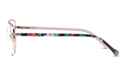 Vera Bradley Fae Rose Gold glasses - Rose Gold - Side View