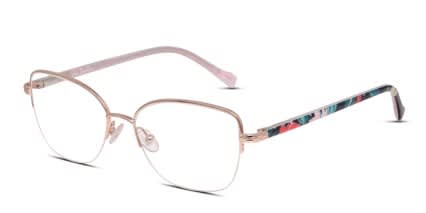 Vera Bradley Fae Rose Gold glasses - Rose Gold - Angle View