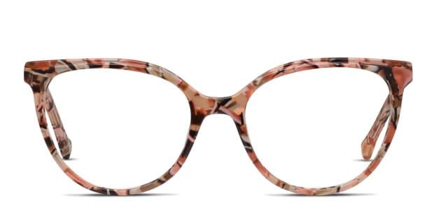 Vera Bradley Julieta Tortoise, Brown, Pink Prescription Eyeglasses