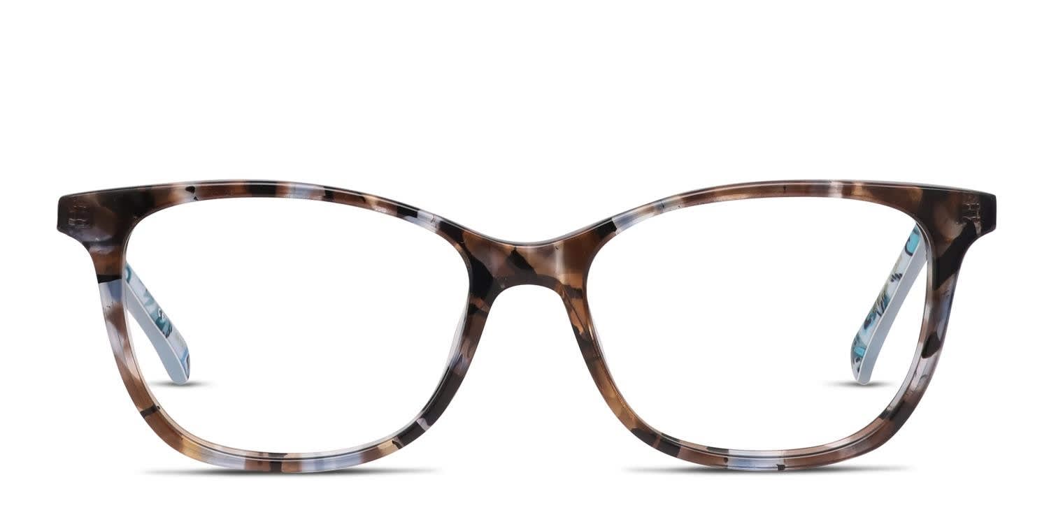 Vera Bradley Leena Tortoise, Brown, Blue glasses - Tortoise / Brown / Blue - Frontal View
