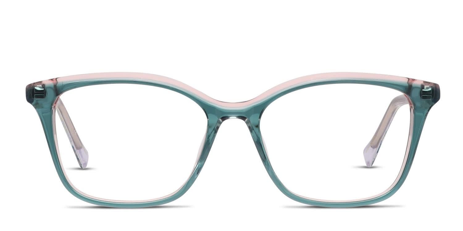 Vera Bradley Green and Cream Eyeglasses W/Case Vera Bradley Sage Green, Pink Prescription Eyeglasses main image 3