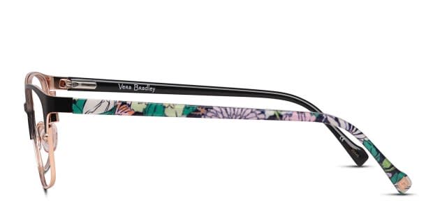 Vera Bradley Sharon Black, Gold Prescription Eyeglasses display picture 3