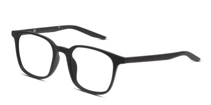 Nike 7124 Matte Black glasses - Matte Black - Angle View
