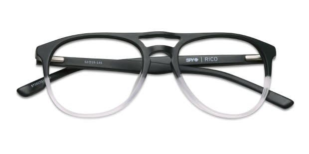 Spy Rico Black, Clear Prescription Eyeglasses display picture 2