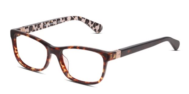 Kate Spade Calley Tortoise, Brown Prescription Eyeglasses
