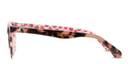 Kate Spade Atalina Tortoise, Pink glasses - Tortoise / Pink - Side View