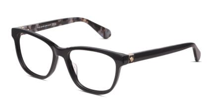 Kate Spade Verna Shiny Black glasses - Shiny Black - Angle View
