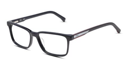 FILA VF9349 Black, Blue glasses - Black / Blue - Angle View
