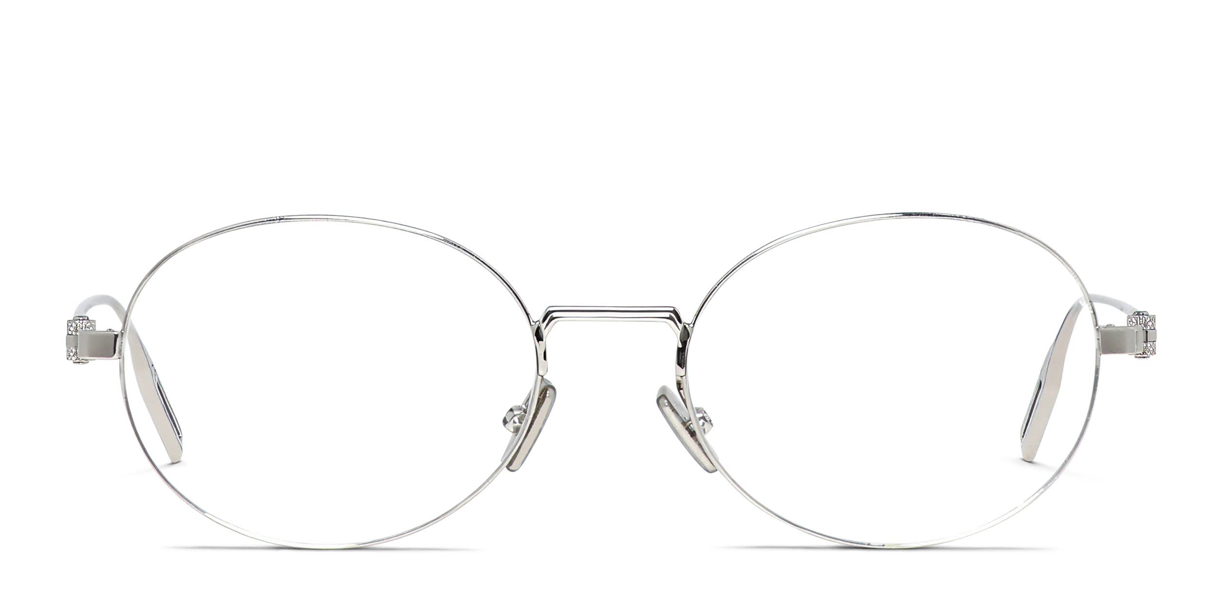 Dior NeoDiorO R2U Silver glasses - Silver - Frontal View
