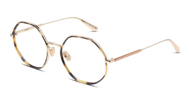 Dior GemDiorO R2U Tortoise, Gold Prescription Eyeglasses display picture 3