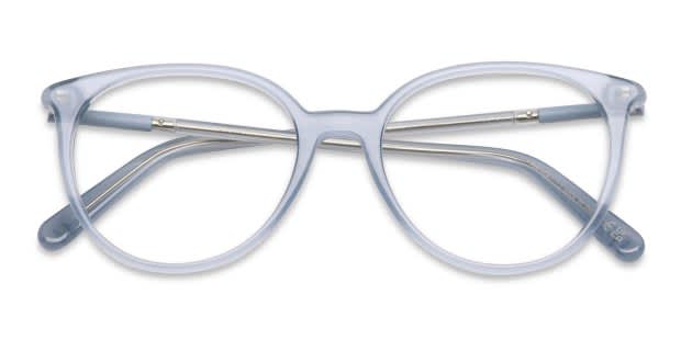 Dior Blue Transparent Eyeglasses InDiorO S3I square glasses in blue - Dior Eyewear | Mytheresa main image 4