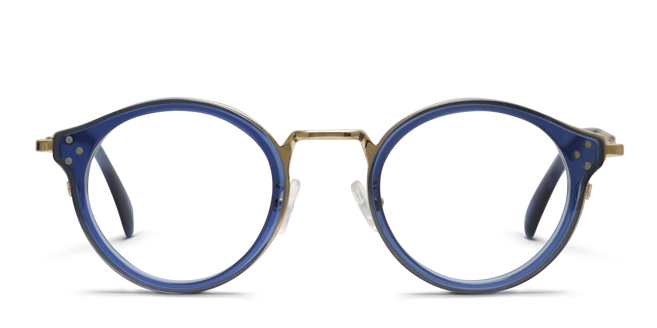 Celine CL50001U Blue/Gold Eyeglasses | Includes FREE Rx Lenses