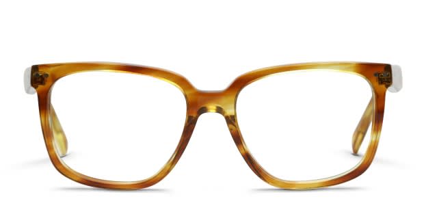 Celine CL50020I Tortoise, Yellow, Clear Prescription Eyeglasses