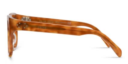 Celine CL50047I Tortoise, Orange glasses - Orange / Tortoise - Side View