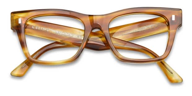 Celine CL50011I Tortoise, Yellow, Clear Prescription Eyeglasses