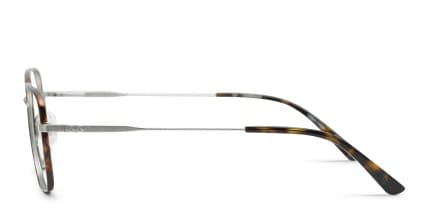 Calvin Klein CK20114 Tortoise, Silver glasses - Tortoise / Silver - Side View