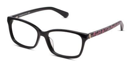 Kate Spade Miriam/G Shiny Black glasses - Shiny Black - Angle View