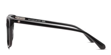 Kate Spade Zahra Shiny Black glasses - Shiny Black - Side View