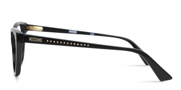 Moschino MOS582 Shiny Black Prescription Eyeglasses