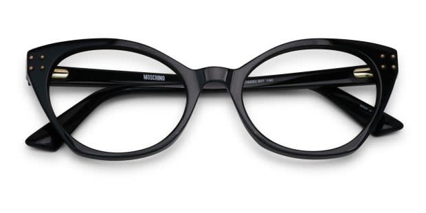 Moschino Eyeglasses Prescription Black Unisex Moschino Love MOL627 807 Black Eyeglasses | SmartBuyGlasses US main image 2