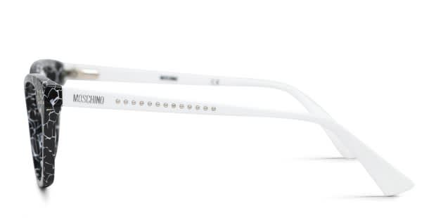 Moschino MOS582 Black, White, Tortoise Prescription Eyeglasses