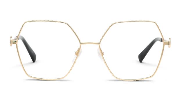 Moschino MOS593 Gold Prescription Eyeglasses