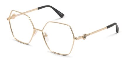 Moschino MOS593 Gold glasses - Gold - Angle View