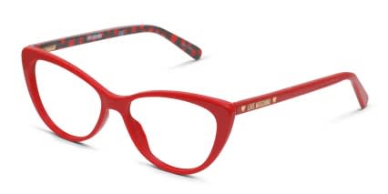 Moschino Love MOL539 Red glasses - Red - Angle View