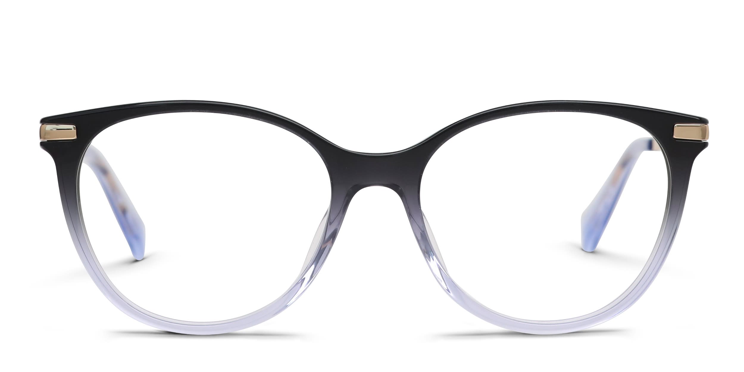 Moschino Love MOL570/SAM Blue, Clear Prescription Eyeglasses