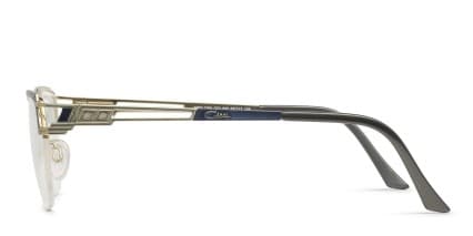 Cazal 1266 Blue, Gray, Gold glasses - Blue / Gray / Gold - Side View