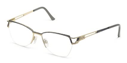 Cazal 1266 Blue, Gray, Gold glasses - Blue / Gray / Gold - Angle View