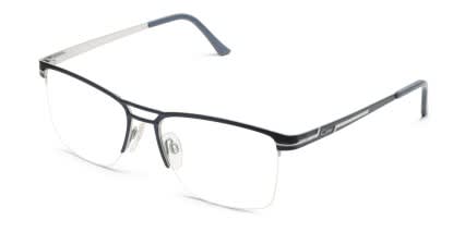 Cazal 7080 Blue glasses - Blue - Angle View