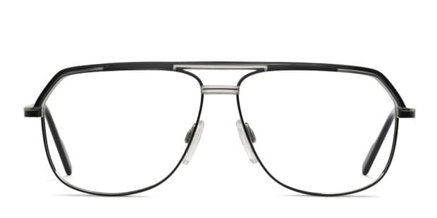 Cazal 7083 Black Silver Prescription Eyeglasses