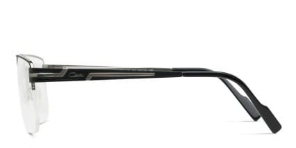 Cazal 7092 Black, Silver glasses - Black / Silver - Side View
