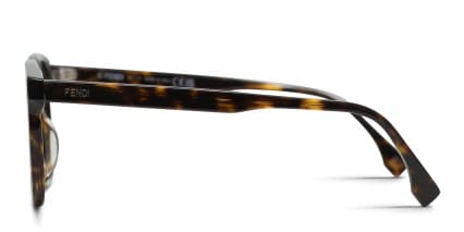 Fendi FE50032I Brown, Tortoise glasses - Brown / Tortoise - Side View