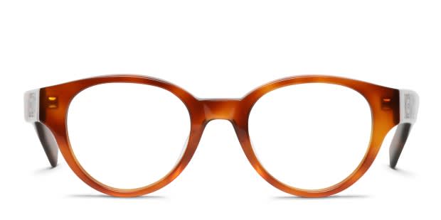 Kenzo KZ50110I Tortoise, Orange Prescription Eyeglasses
