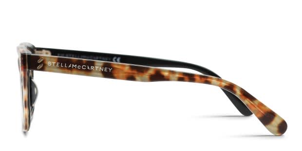 Stella McCartney Black Tortoiseshell Eyeglass Frames Stella McCartney SC50019I tortoise frame main image 3
