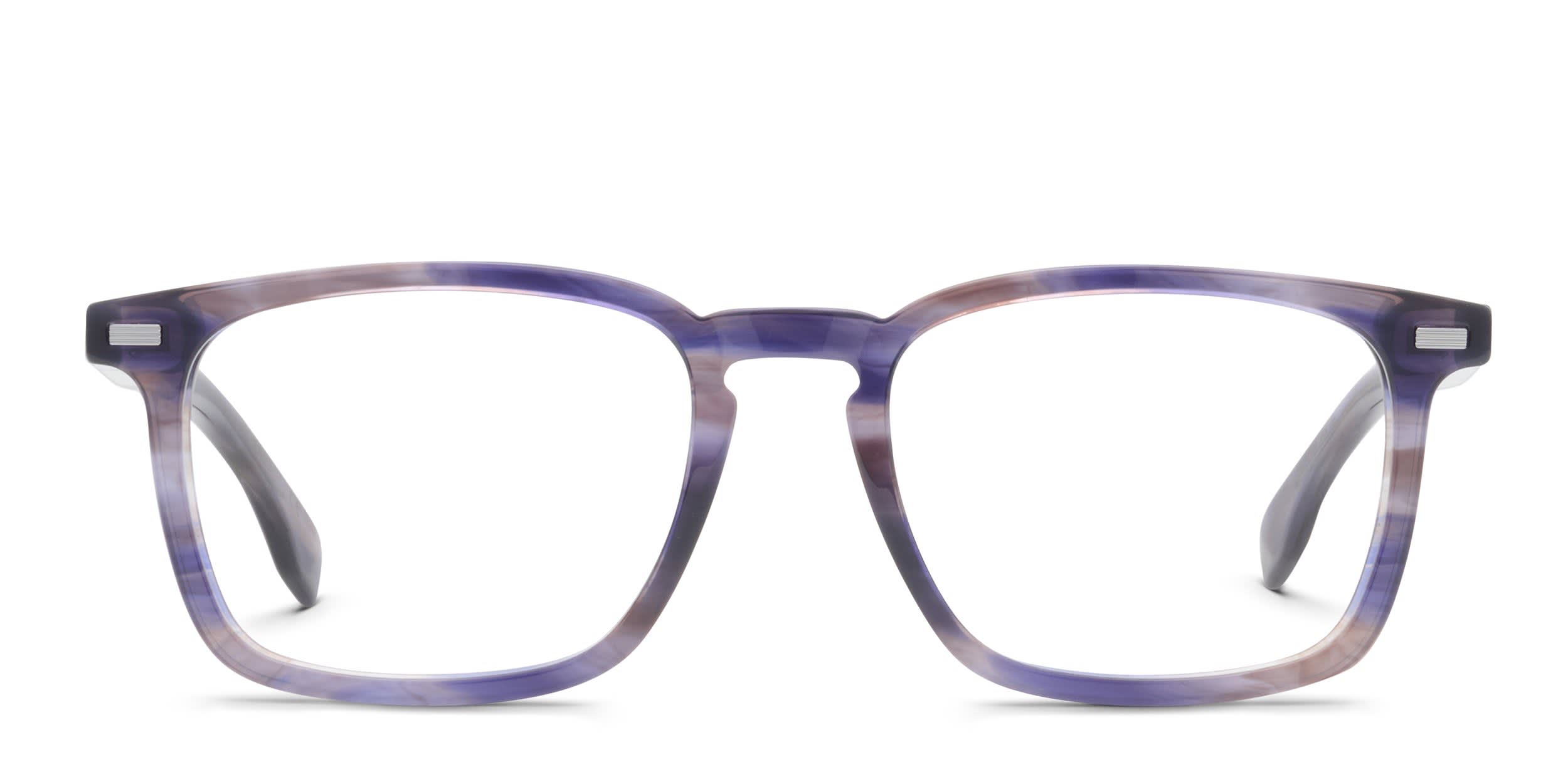 Hugo Boss x Boss 1368 Blue, Brown glasses - Blue / Brown - Frontal View