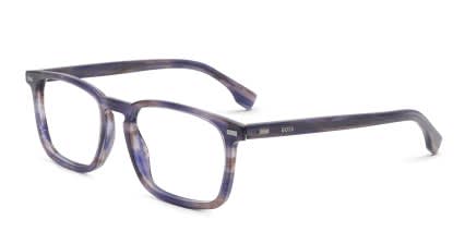 Hugo Boss x Boss 1368 Blue, Brown glasses - Blue / Brown - Angle View