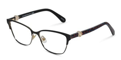 Kate Spade Audrina/G Shiny Black glasses - Shiny Black - Angle View