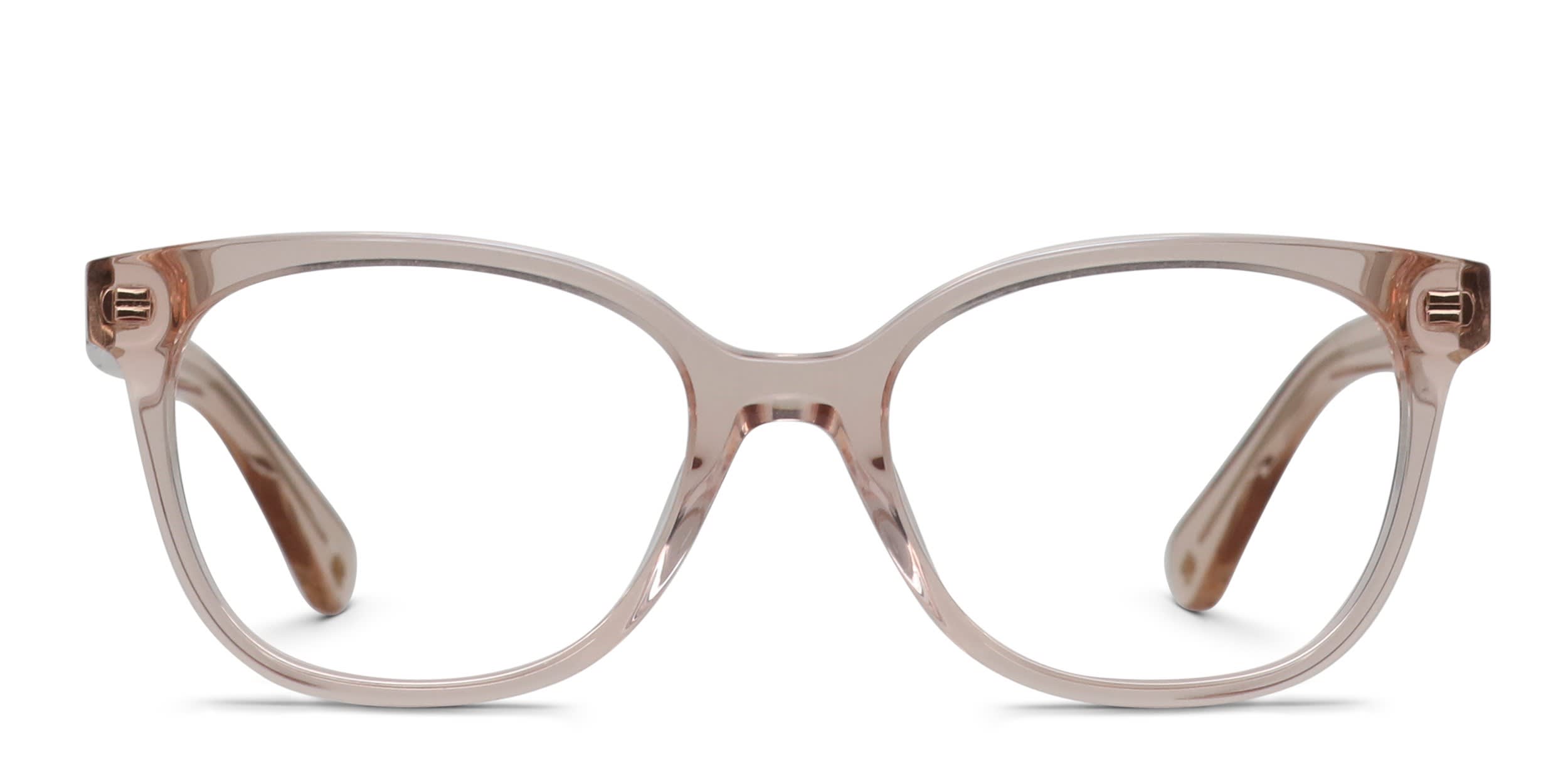 Kate Spade Payton Pink, Clear glasses - Pink / Clear - Frontal View