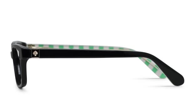Kate Spade Renne Shiny Black Prescription Eyeglasses display picture 3