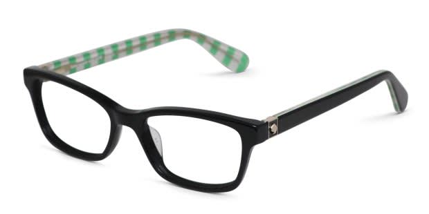 Kate Spade Renne Shiny Black Prescription Eyeglasses display picture 2