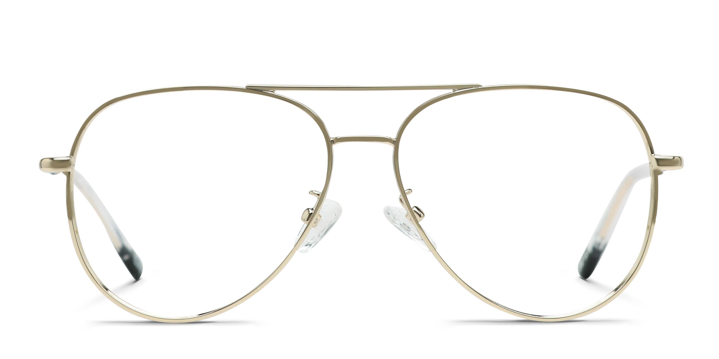 Le Specs Compass Gold glasses - Gold - Frontal View