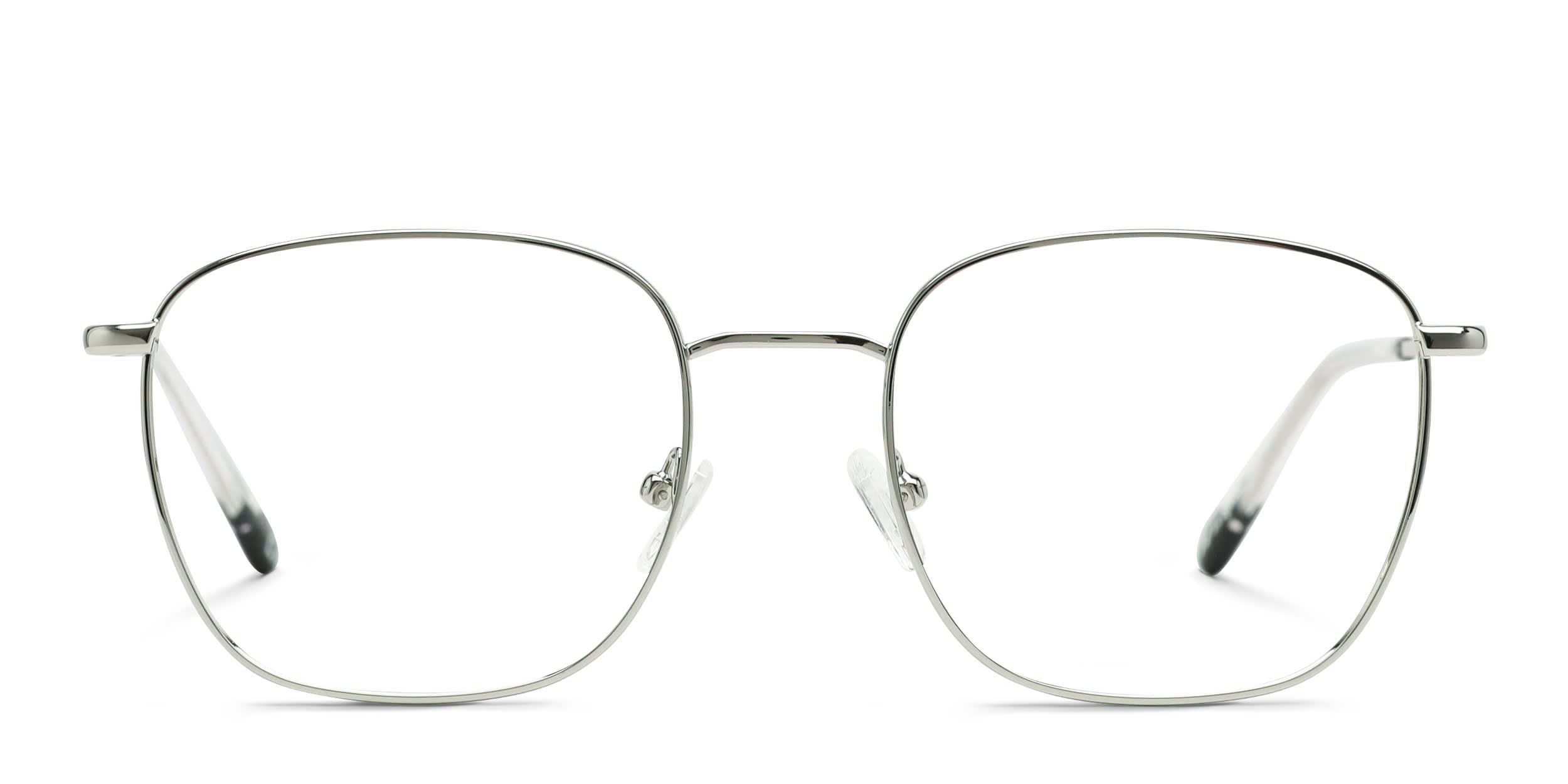 Le Specs Tempus Silver glasses - Silver - Frontal View