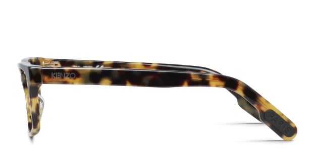 Kenzo KZ50017U Tortoise, Yellow Prescription Eyeglasses